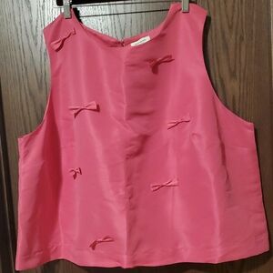 Kate Spade For Target Womens Pink Sleevless Top Size 3XL